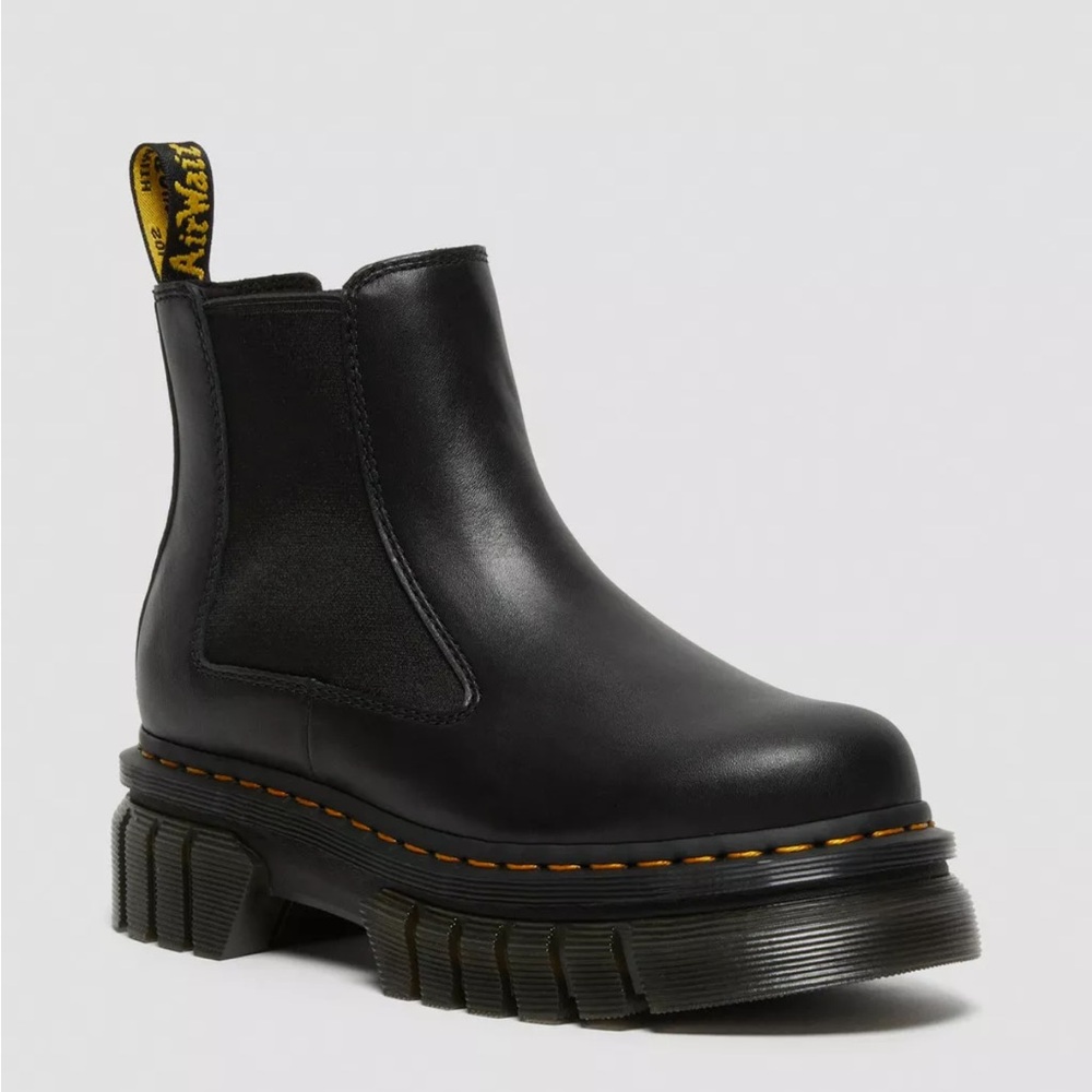 Dr. Marten Audrick Nappa Leather Platform Chelsea Boots, Size 8